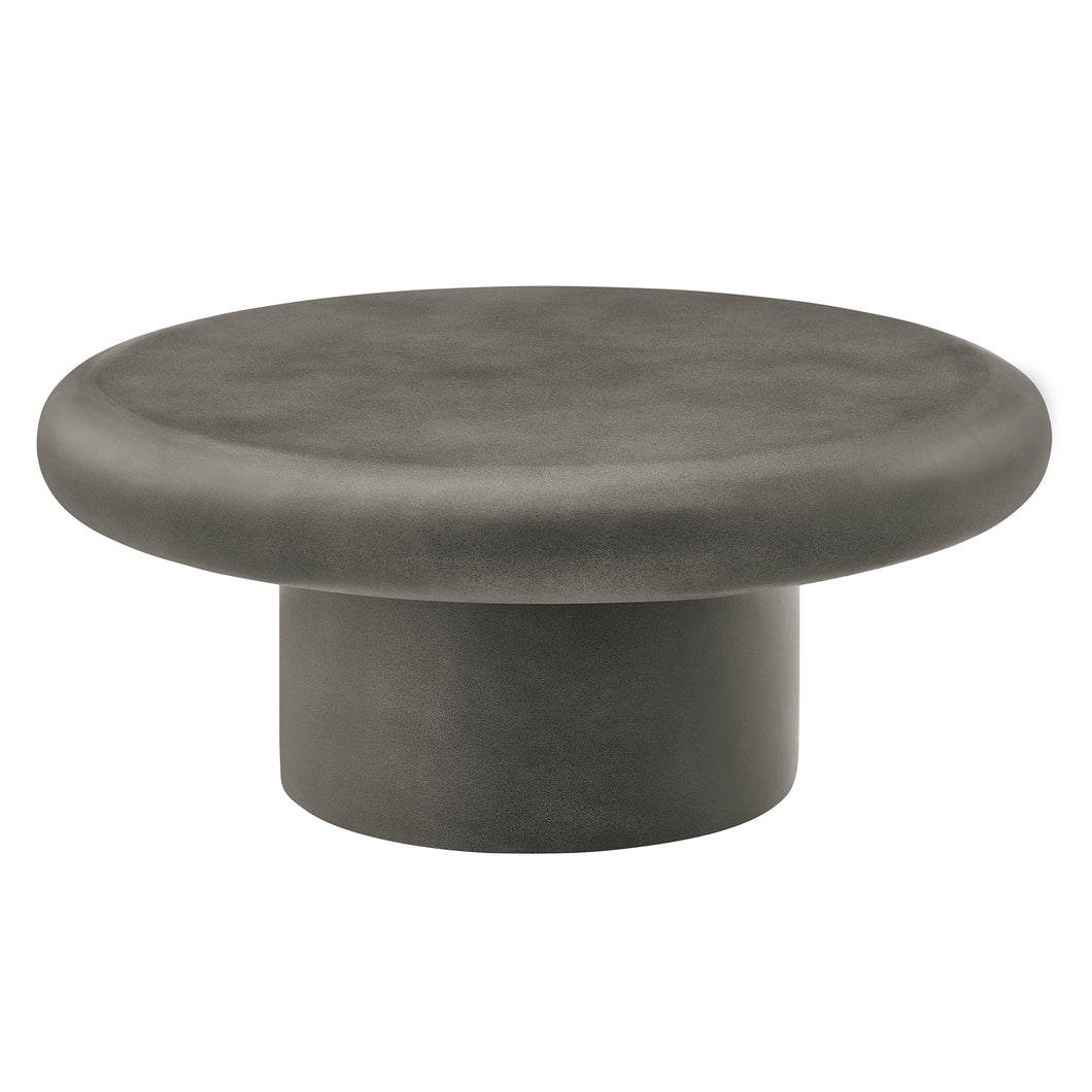 Argos Indoor - Outdoor Patio Concrete Round Coffee Table by Modway