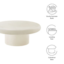 Load image into Gallery viewer, Argos Indoor - Outdoor Patio Concrete Round Coffee Table by Modway
