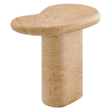 Load image into Gallery viewer, Elowen Indoor - Outdoor Patio Textured Faux Travertine Side Table by Modway
