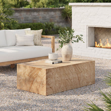 Load image into Gallery viewer, Jordana Square Plinth Indoor - Outdoor Patio Concrete Coffee Table by Modway
