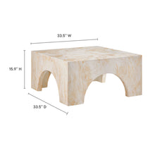 Load image into Gallery viewer, Valen Indoor - Outdoor Patio Arched Concrete Coffee Table by Modway
