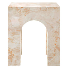 Load image into Gallery viewer, Valen Square Indoor - Outdoor Patio Arched Concrete Side Table by Modway
