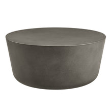 Load image into Gallery viewer, Brion Round Indoor - Outdoor Patio Concrete Coffee Table by Modway
