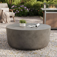 Load image into Gallery viewer, Brion Round Indoor - Outdoor Patio Concrete Coffee Table by Modway
