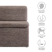 Load image into Gallery viewer, Dune Boucle Upholstered Armless Accent Chair by Modway
