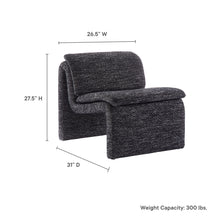 Load image into Gallery viewer, Dune Boucle Upholstered Armless Accent Chair by Modway
