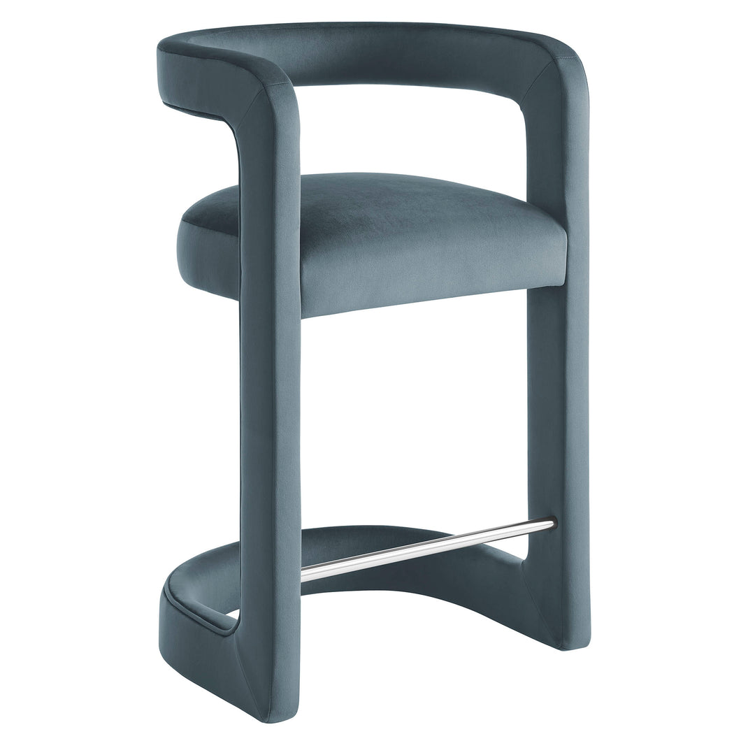 Winslow Performance Velvet Counter Stool by Modway
