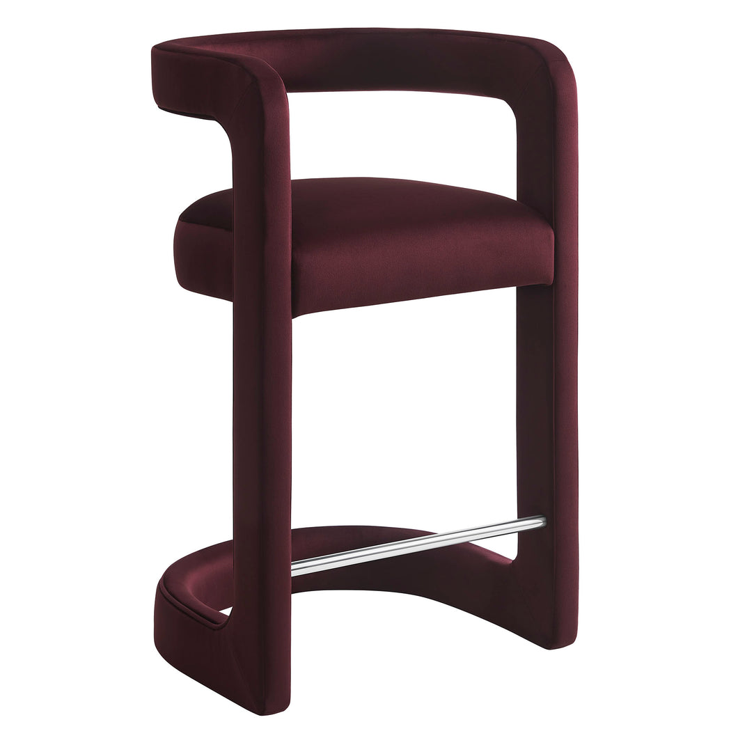 Winslow Performance Velvet Counter Stool by Modway