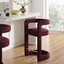 Load image into Gallery viewer, Winslow Performance Velvet Counter Stool by Modway
