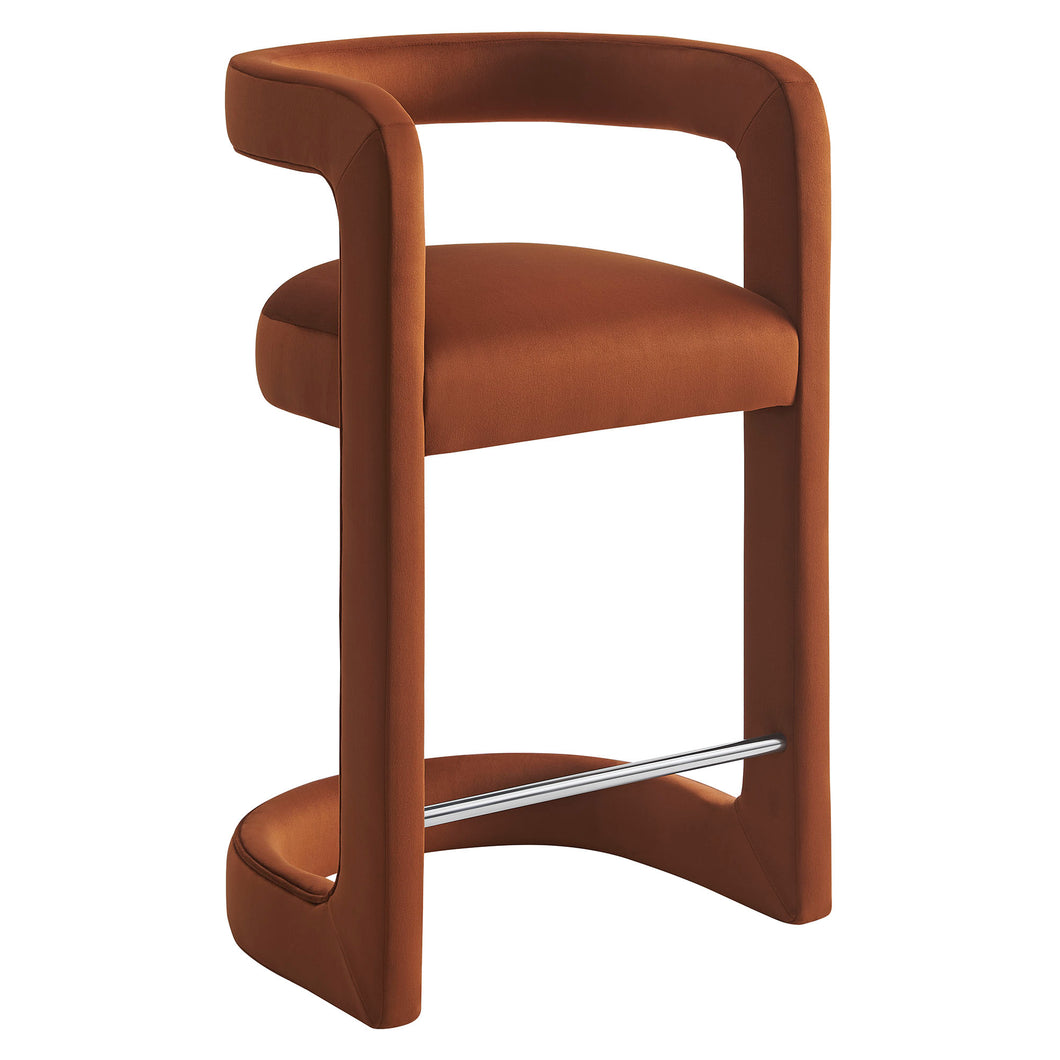 Winslow Performance Velvet Counter Stool by Modway