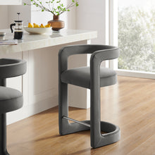 Load image into Gallery viewer, Winslow Performance Velvet Counter Stool by Modway
