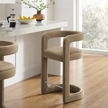 Load image into Gallery viewer, Winslow Performance Velvet Counter Stool by Modway
