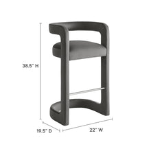 Load image into Gallery viewer, Winslow Performance Velvet Bar Stool by Modway
