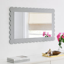 Load image into Gallery viewer, Emmeline Scalloped Rectangle Wall Mirror by Modway
