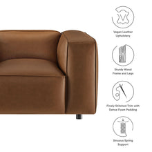 Load image into Gallery viewer, Auren Upholstered Vegan Leather Modular Armchair by Modway
