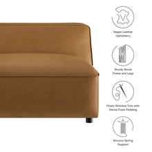Load image into Gallery viewer, Auren Upholstered Vegan Leather Modular Armless Chair by Modway

