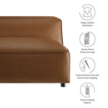 Load image into Gallery viewer, Auren Upholstered Vegan Leather Modular Armless Chair by Modway
