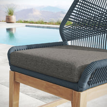 Load image into Gallery viewer, Wellspring Outdoor Patio Teak and Rope Counter Stool by Modway
