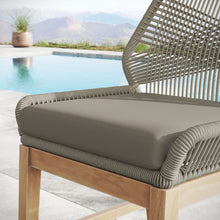 Load image into Gallery viewer, Wellspring Outdoor Patio Teak and Rope Counter Stool by Modway
