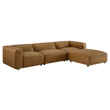 Load image into Gallery viewer, Auren 4-Piece Vegan Leather Modular Sofa Set by Modway
