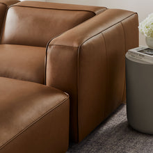 Load image into Gallery viewer, Auren 5-Piece Upholstered Vegan Leather Modular U-Shaped Sofa by Modway
