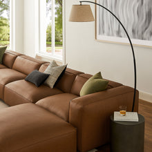 Load image into Gallery viewer, Auren 6-Piece Upholstered Vegan Leather Modular Sofa by Modway
