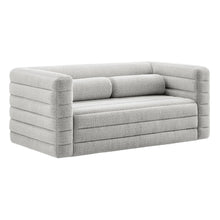 Load image into Gallery viewer, Relle Channel Tufted Boucle Upholstered Loveseat by Modway
