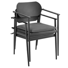 Load image into Gallery viewer, Aeris Stackable Outdoor Patio Aluminum Dining Armchair Set of 2 by Modway
