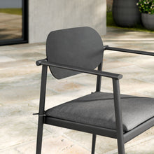 Load image into Gallery viewer, Aeris Stackable Outdoor Patio Aluminum Dining Armchair Set of 2 by Modway
