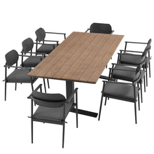 Load image into Gallery viewer, Aeris 9-Piece Outdoor Patio Aluminum Dining Set by Modway
