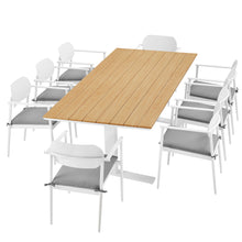 Load image into Gallery viewer, Aeris 9-Piece Outdoor Patio Aluminum Dining Set by Modway
