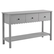 Load image into Gallery viewer, Emmeline 3-Drawer Scalloped Console Table by Modway
