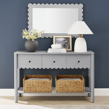Load image into Gallery viewer, Emmeline 3-Drawer Scalloped Console Table by Modway

