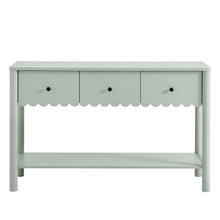 Load image into Gallery viewer, Emmeline 3-Drawer Scalloped Console Table by Modway
