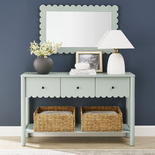 Load image into Gallery viewer, Emmeline 3-Drawer Scalloped Console Table by Modway
