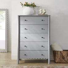 Load image into Gallery viewer, Emmeline Scalloped 5-Drawer Chest by Modway
