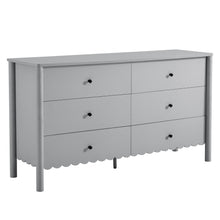 Load image into Gallery viewer, Emmeline Scalloped 6-Drawer Dresser by Modway
