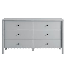 Load image into Gallery viewer, Emmeline Scalloped 6-Drawer Dresser by Modway
