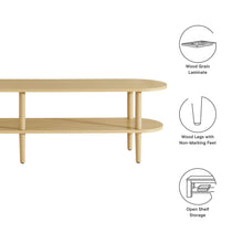 Load image into Gallery viewer, Torus Oval Wood TV Stand by Modway
