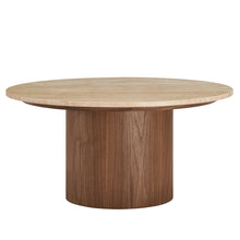 Load image into Gallery viewer, Kioni Round Travertine Coffee Table by Modway
