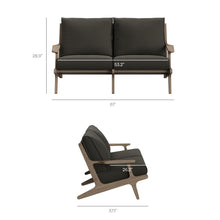 Load image into Gallery viewer, Saratoga Outdoor Patio Teak Wood Loveseat by Modway
