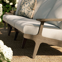 Load image into Gallery viewer, Saratoga Outdoor Patio Teak Sofa by Modway
