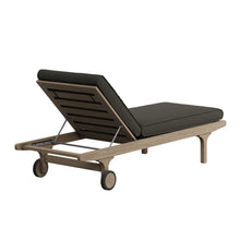 Load image into Gallery viewer, Saratoga Outdoor Patio Teak Chaise Lounge Chair by Modway
