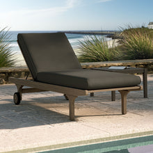 Load image into Gallery viewer, Saratoga Outdoor Patio Teak Chaise Lounge Chair by Modway
