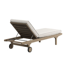 Load image into Gallery viewer, Saratoga Outdoor Patio Teak Chaise Lounge Chair by Modway
