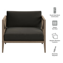 Load image into Gallery viewer, Northlake Outdoor Patio Teak Armchair by Modway
