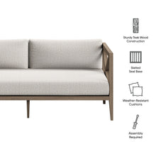 Load image into Gallery viewer, Northlake Outdoor Patio Teak Loveseat by Modway
