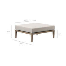 Load image into Gallery viewer, Northlake Outdoor Patio Teak Ottoman by Modway
