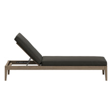 Load image into Gallery viewer, Northlake 3-Piece Outdoor Patio Teak Wood Furniture Set with Chaise Lounges and Side Table by Modway
