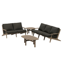 Load image into Gallery viewer, Saratoga 4-Piece Outdoor Patio Teak Wood Furniture Set by Modway
